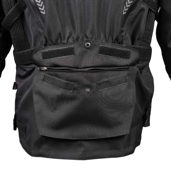 Bike It 'Triple Black' Waterproof Adventure Motorcycle Jacket - Large - Image 8