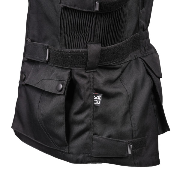 Bike It 'Triple Black' Waterproof Adventure Motorcycle Jacket - Large - Image 9