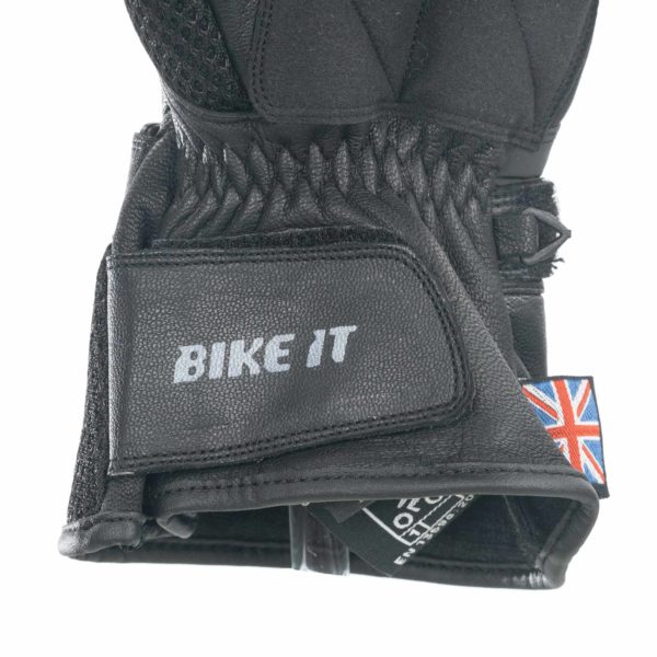 Bike It "Triple Black Air" Summer Motorcycle Glove - Large - Image 9