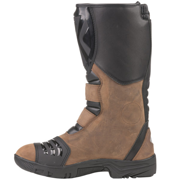 Bike It 'Triple-Black' Motorcycle Adventure Boots (Brown) - UK6 / EUR40 - Image 10