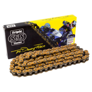 Triple-S Standard Chain 420-108 Link Gold Colour