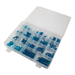 Bike It Universal 150pcs Bolt Kit – Blue