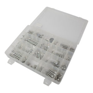 Bike It Universal 150pcs Bolt Kit – Chrome