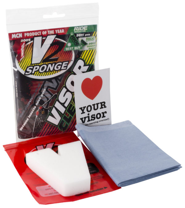 V2 Sponge Visor Cleaning Pocket Pack ~ 10Pcs Multibuy