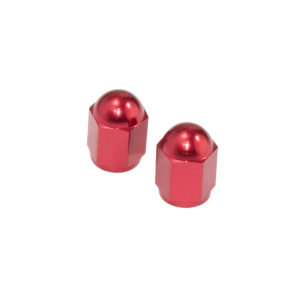 Bike It Hexagon Valve Caps – Red