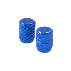 Bike It Round Valve Caps – Blue