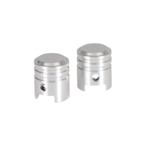 Bike It Small Piston Valve Caps – Chrome