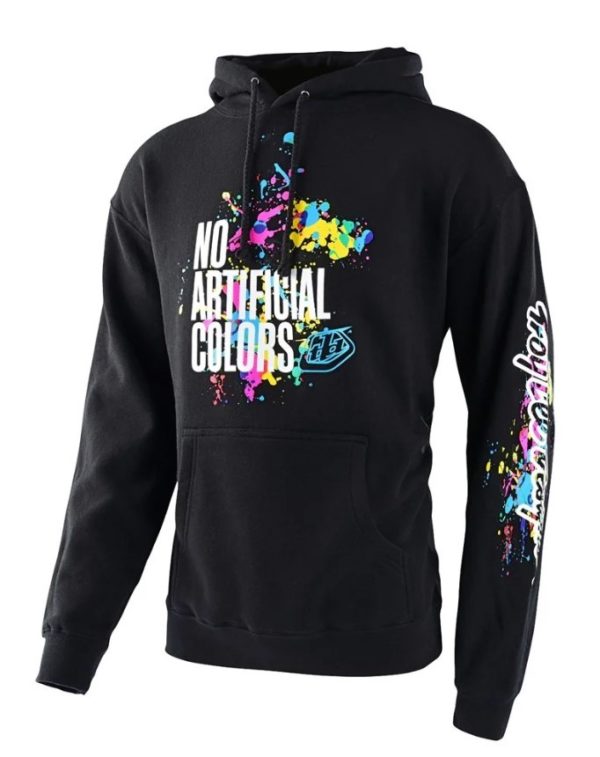Troy Lee Designs Youth No Artificial Colors Pullover - Black - Youth Small - Image 2