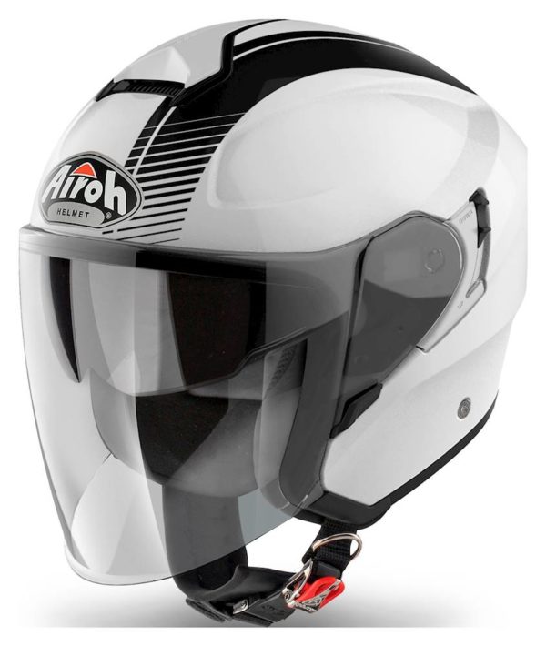 Airoh Helmet Hunter Jet - Simple White Gloss - S