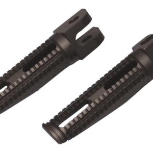 BikeTek Billet Aluminium Race Pegs Honda Rider Black