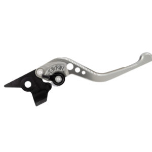 BikeTek Adjustable CNC Brake Lever Short  – Titanium / Black Adjuster – #B30S