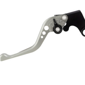 BikeTek Adjustable CNC Clutch Lever Short  – Titanium / Black Adjuster – #C11S