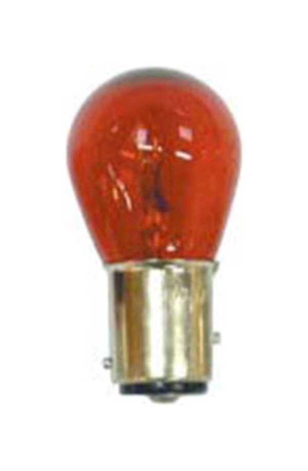 Bike It Red Tint Rear Light Bulb For Kawasaki And Yamaha 12V 23/8W S25 BAY15D