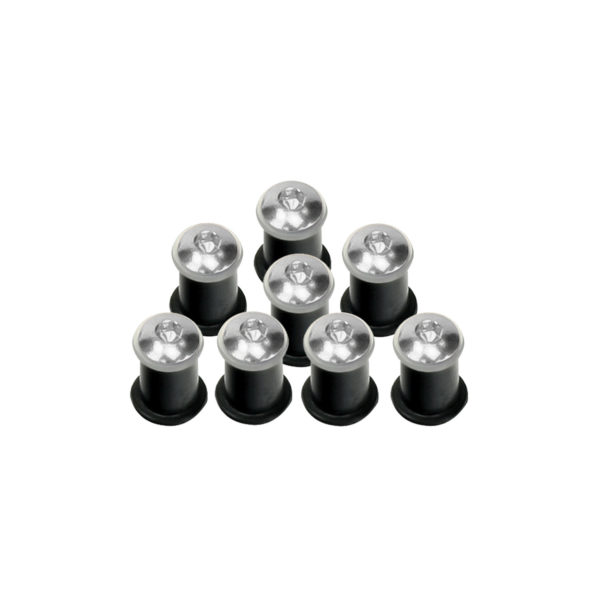 Bike It Fairing Bolts Chrome Screws Nuts And Rubbers