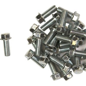 Bike It Carbon Steel Flange Head Bolts M6 x 12mm (25Pcs)