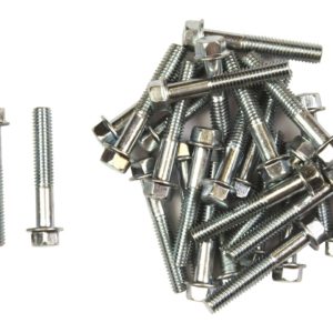 Bike It Carbon Steel Flange Head Bolts M6 x 35mm (25Pcs)