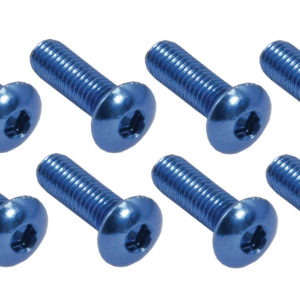 Bike It Screen Bolts Blue 8Pcs
