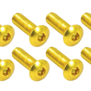 Bike It Screen Bolts Gold 8Pcs