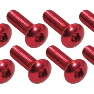 Bike It Screen Bolts Red 8Pcs