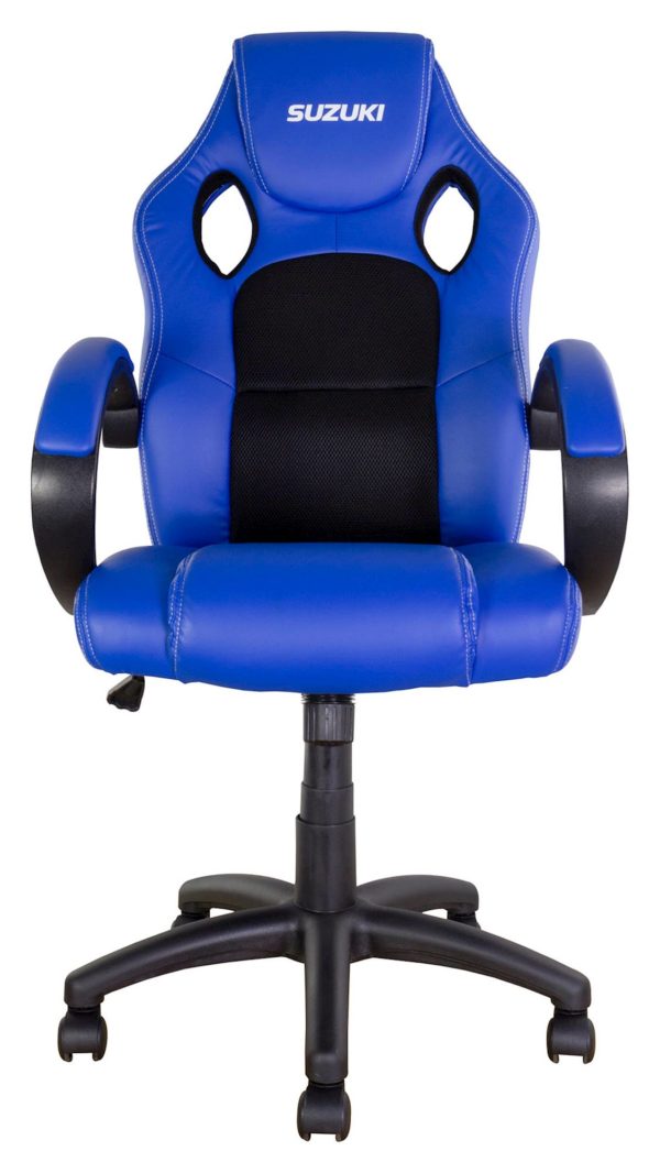 BikeTek Rider Chair Blue With Black Trim - Suzuki