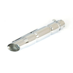 Universal Silencer 15In Bevel Slashcut- Removeable Baffle- 38>45Mm Id- Bracket (558 II)