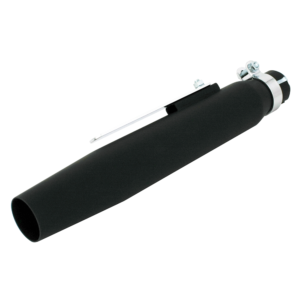 Universal Silencer 15″ Tapered Matt Black Includes Clamp And Single Reducer