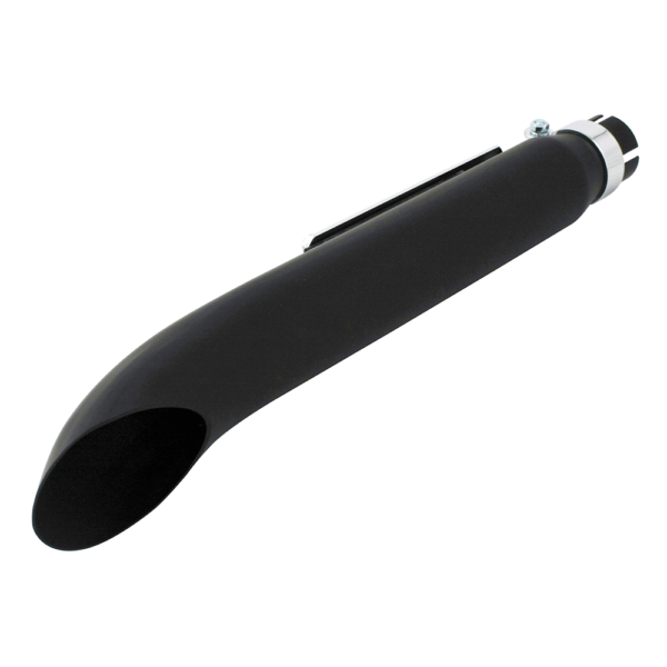 Universal Silencer 19" Turnout Matt Black Includes Clamp And Reducers