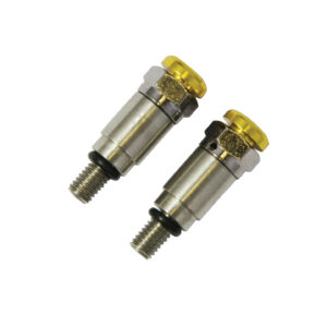 GP Pro Stainless Body Gold Tip Fork Air Bleeder For Showa/Kayaba Forks – M5 x 0.8