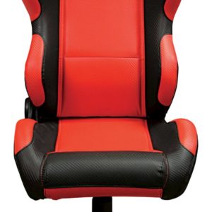 Foggy Team Chair Red With Black Trim
