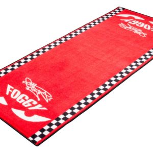 Carl “Foggy” Fogarty Eyes Garage Mat 190 X 80cm