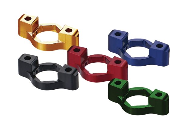 Pair of Gold 22mm BikeTek Front Fork Adjusters