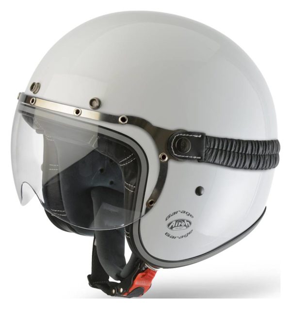 Airoh Helmet Garage Jet - Colour White Gloss - XS