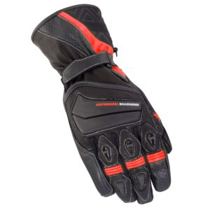 Bike It Spyder Black/Red Summer Road Gloves – S