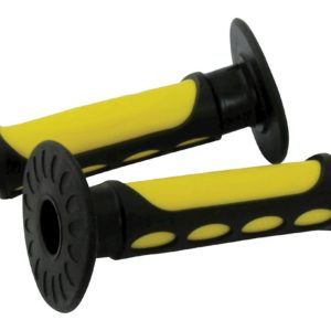 Bike It 2-Tone MX Grips Yellow / Black