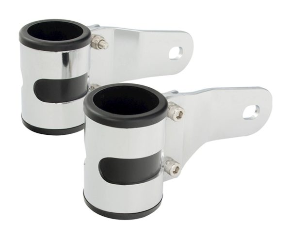 Bike It Chrome Stealth Headlight Bracket 47-49mm