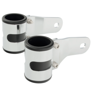 Bike It Chrome Stealth Headlight Bracket 41-43mm