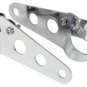 Bike It Standard Chrome Headlight Brackets 30-38mm