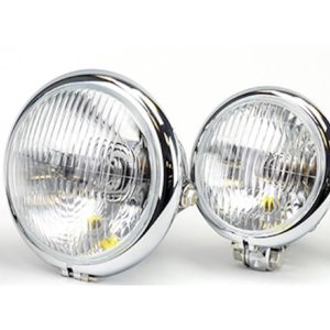 Inner Headlight Unit For Bates-style 5Â½” Headlight 12V 60/55W Left Dip