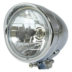 Universal Bullet Chrome Headlight 4Â½” H4