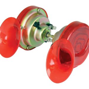 Red Twin Pack Snail Horn – 12V