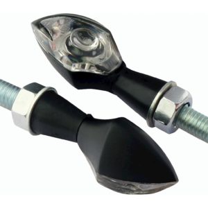 Bike It LED Boggle Indicators With Black Body And Clear Lens