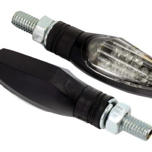 Bike It LED Shard Indicators With Black Body And Clear Lens
