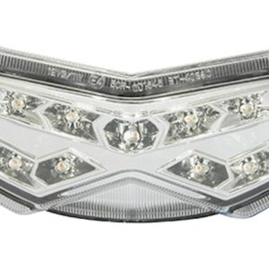 Bike It LED Rear Tail Light With Clear Lens And Integral Indicators for Kawasaki Z1000 ’10-
