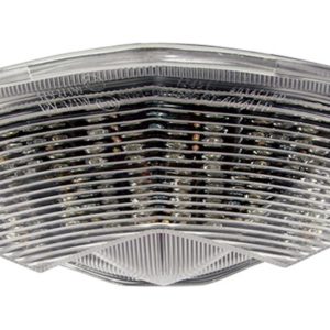 Bike It LED Rear Tail Light With Clear Lens And Integral Indicators for Kawasaki ZX6R ’09-