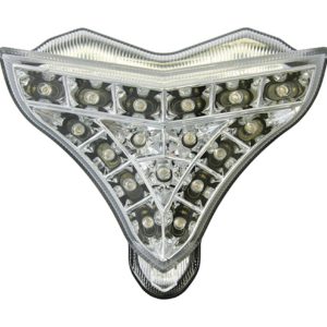 Bike It LED Rear Tail Light With Clear Lens And Integral Indicators for Yamaha YZF-R1 ’09-