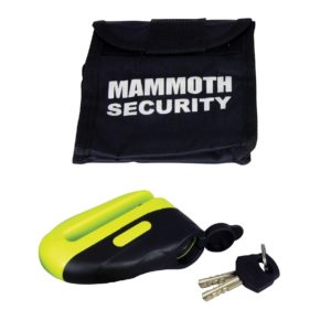 Mammoth Security Yellow Blast Disc Lock With 10mm Pin