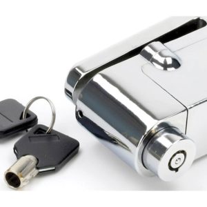 Mammoth Security Chrome Alarmed Disc Lock With 6mm Pin