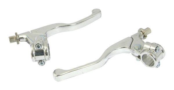 Bike It Lever Assembly Universal Short Chrome (Without Mirror Boss)