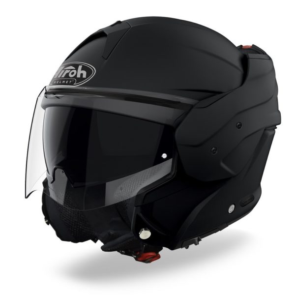 Airoh Mathisse Flip Front Helmet (Matt Black) - LARGE - Image 4