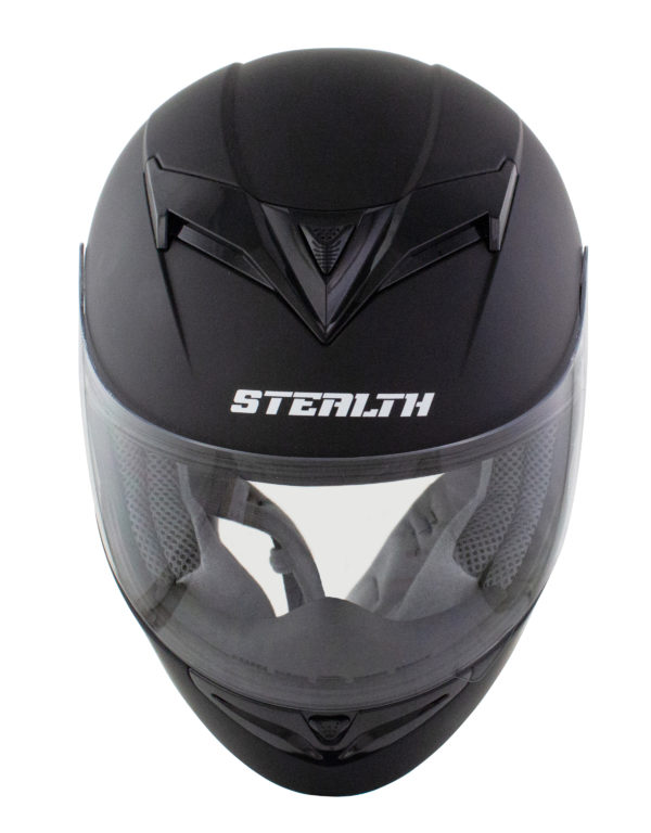 Stealth Full Face Helmet V121 Matt Black - L - Image 4